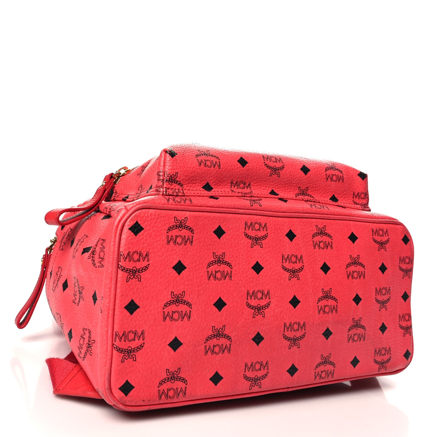 Visetos Medium Sprinkle Stud Stark Backpack Red