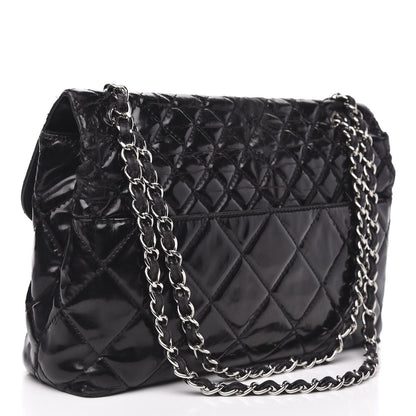 Chanel Vinyl Quilted In the Business Flap Bag Black 3 of 19