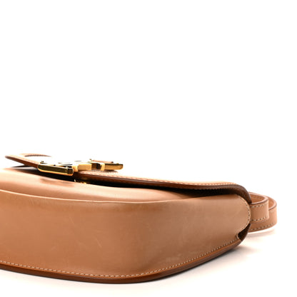 Saint Laurent Smooth Calfskin Cotton Canvas Small Kaia Satchel Natural Beige 9 of 10