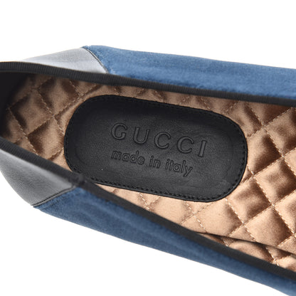 Gucci X MLB Velvet NY Yankees Embroidered Mens Loafers 8 Zaffre Black 6 of 12
