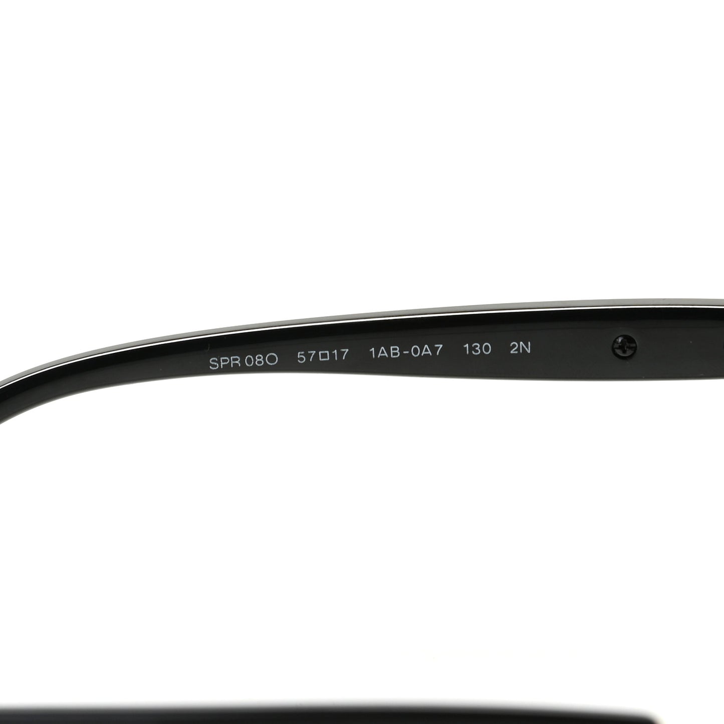 Acetate Square Sunglasses SPR 08O Black