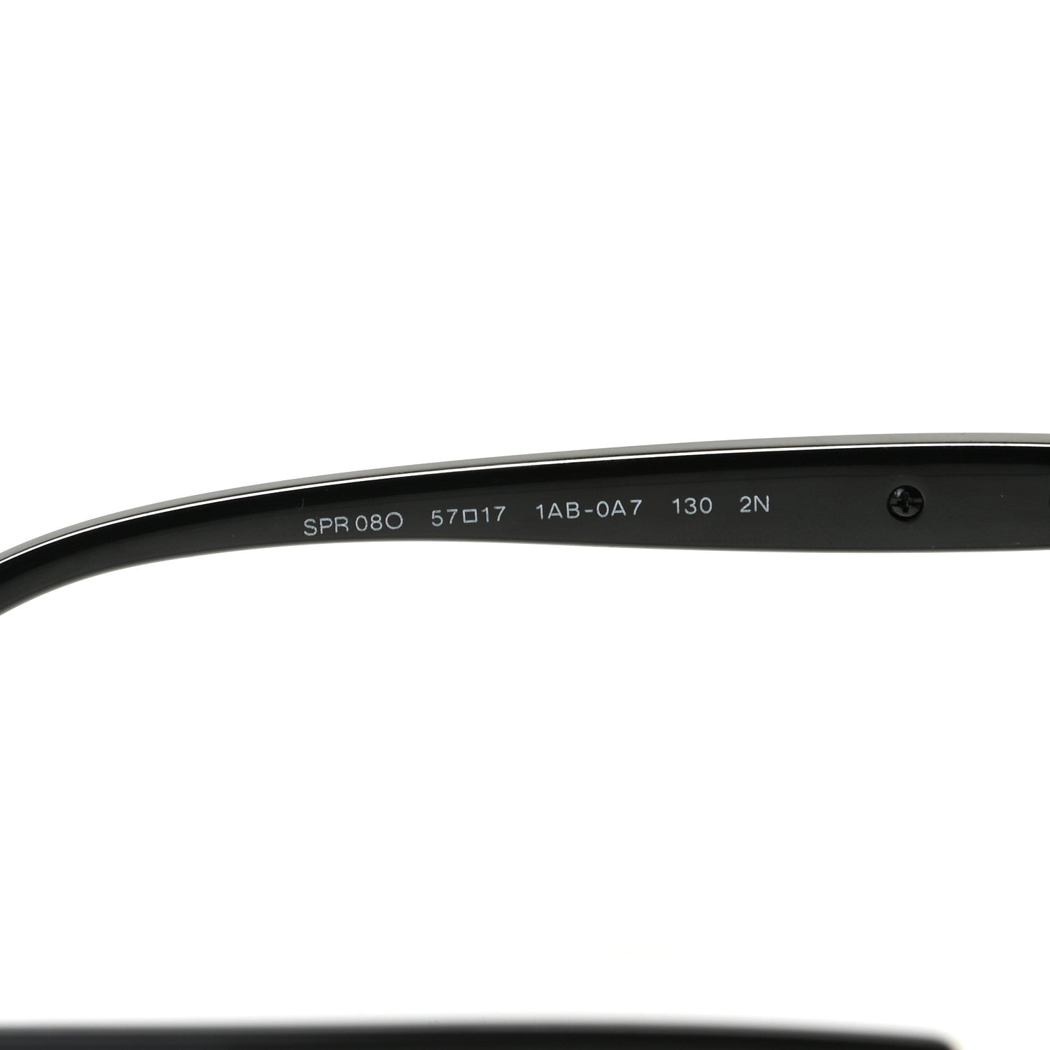 Prada Acetate Square Sunglasses SPR 08O Black 6 of 8