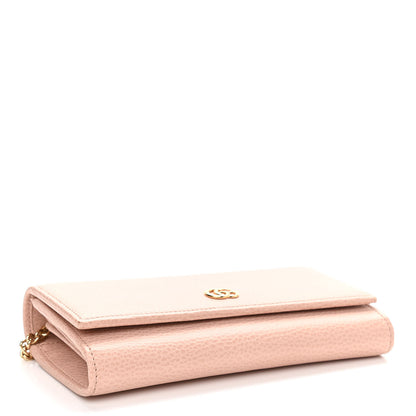 Gucci Dollar Calfskin Petite GG Marmont Wallet Chain Perfect Pink 4 of 12