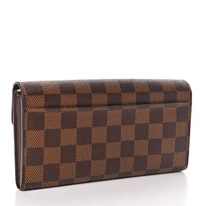 Louis Vuitton Damier Ebene Sarah Wallet NM 3 of 11