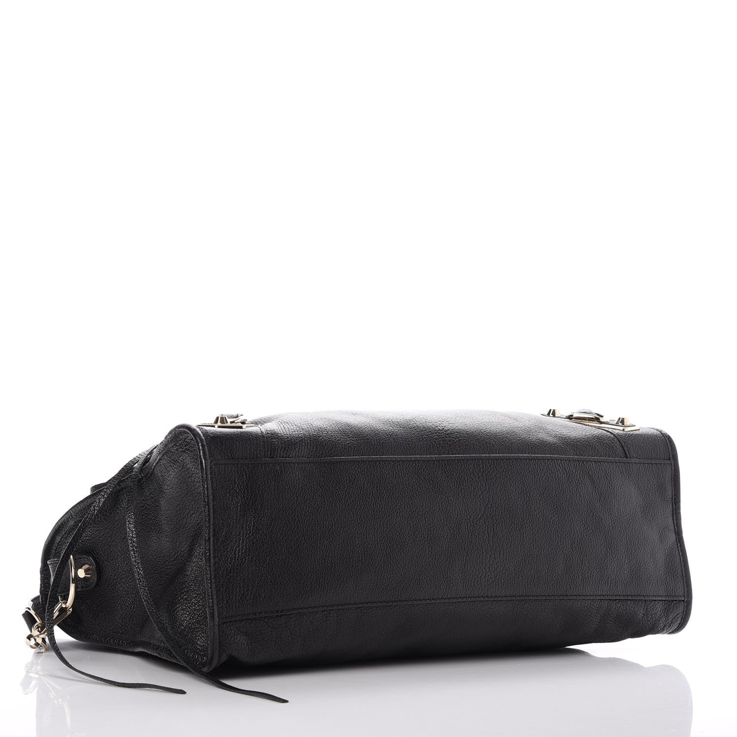 Balenciaga Chevre Gold Metallic Edge Hardware City Black 4 of 7