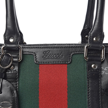 Gucci Imprime Monogram Web 500 Tote Black 15 of 15