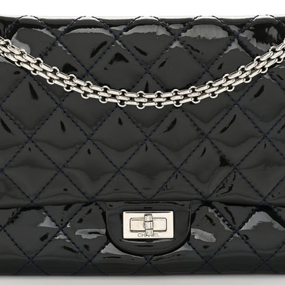Chanel Patent Quilted 2.55 Reissue 226 Flap Navy 8 of 13