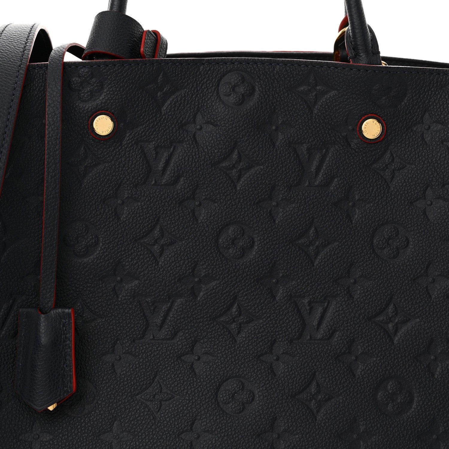Louis Vuitton Empreinte Montaigne GM Marine Rouge 8 of 10