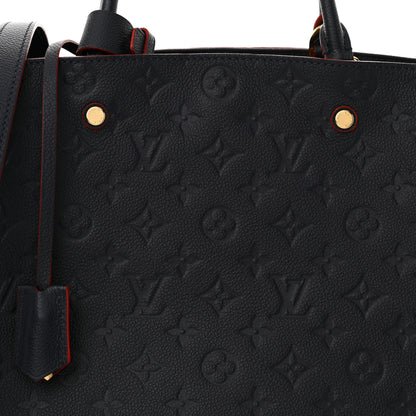 Louis Vuitton Empreinte Montaigne GM Marine Rouge 8 of 10