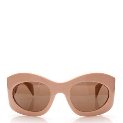 Gucci Acetate Frame Oval Sunglasses GG1463S Pink 2 of 7