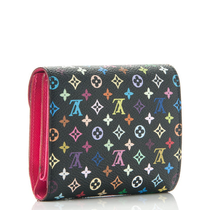 Louis Vuitton Monogram Multicolor Joey Wallet Black Grenade 3 of 7