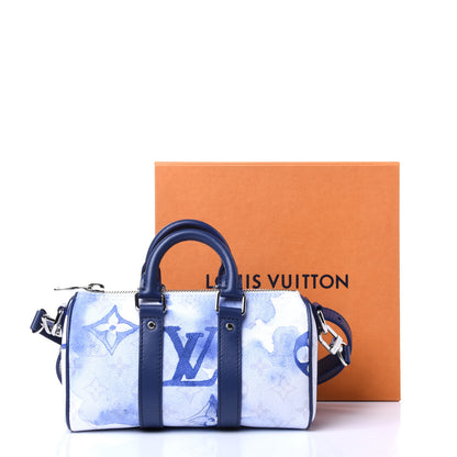 Louis Vuitton Monogram Watercolor Keepall XS Blue 12 of 12
