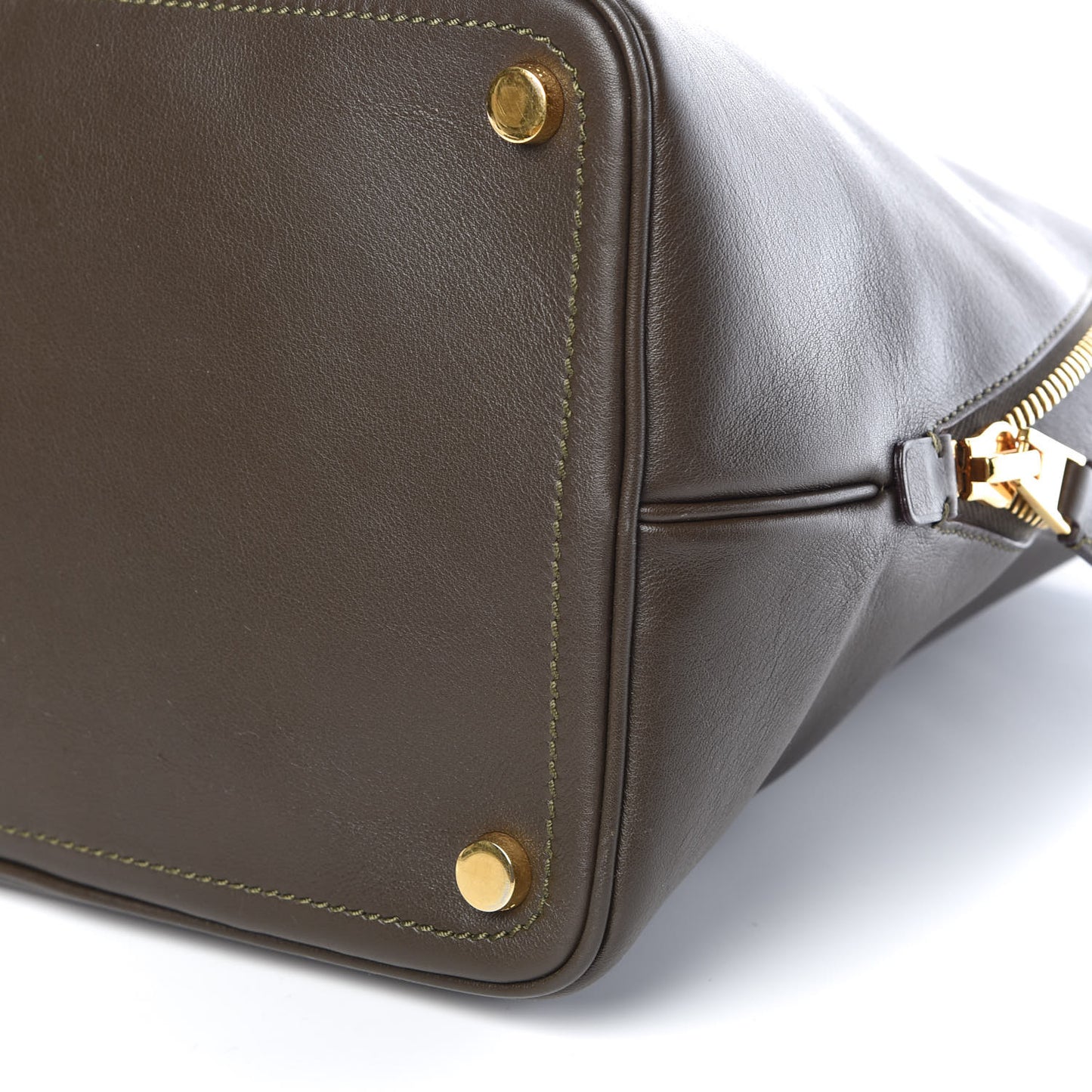 Calfskin Medium Jennifer Trap Tote Dark Green
