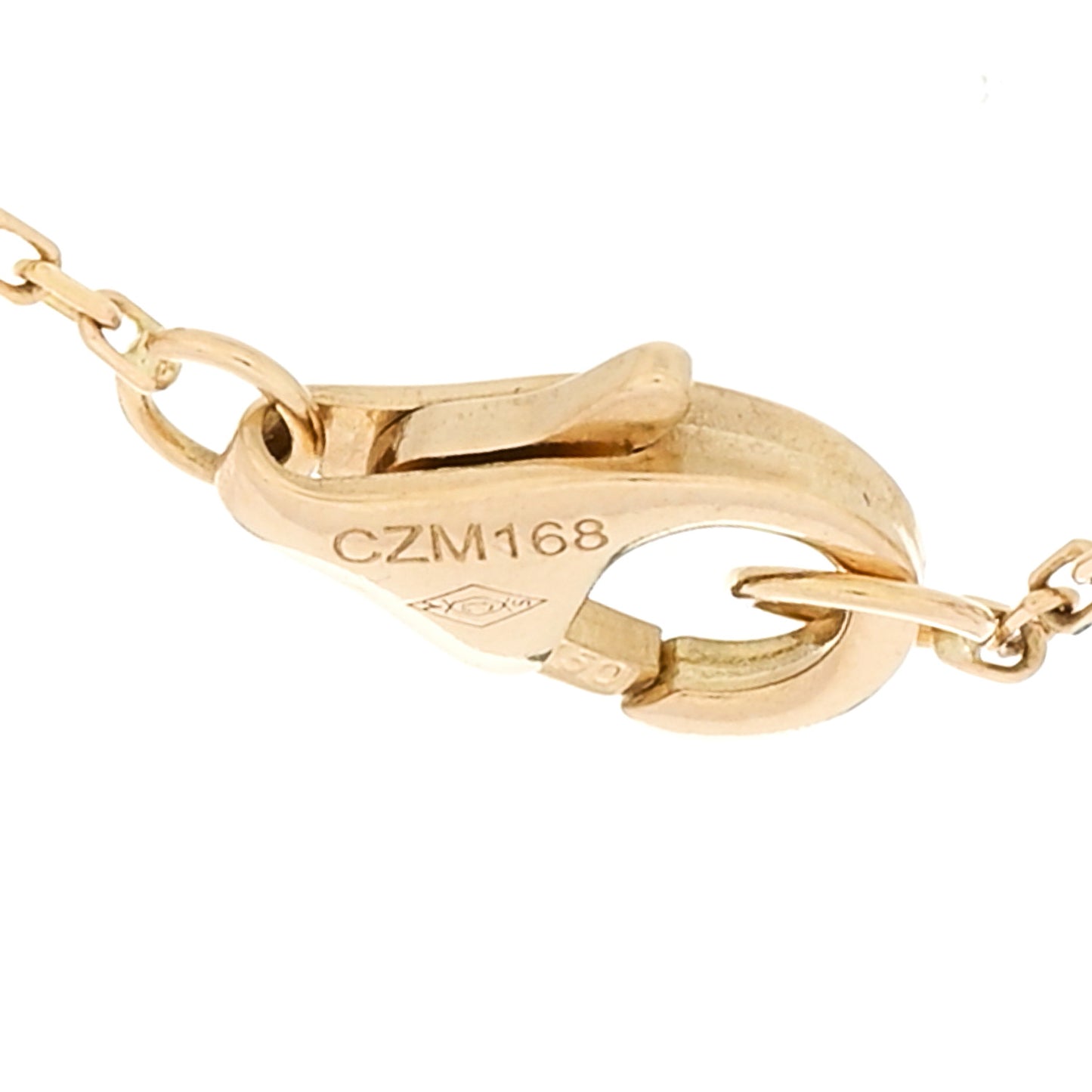 18K Yellow Gold Diamond Lapis Lazuli Amulette de Cartier Bracelet