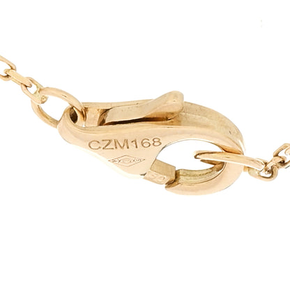 Cartier 18K Yellow Gold Diamond Lapis Lazuli Amulette de Cartier Bracelet 3 of 4