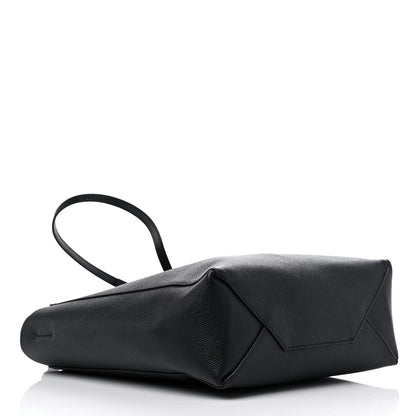 Celine Grained Calfskin Small Vertical Cabas Black 4 of 11