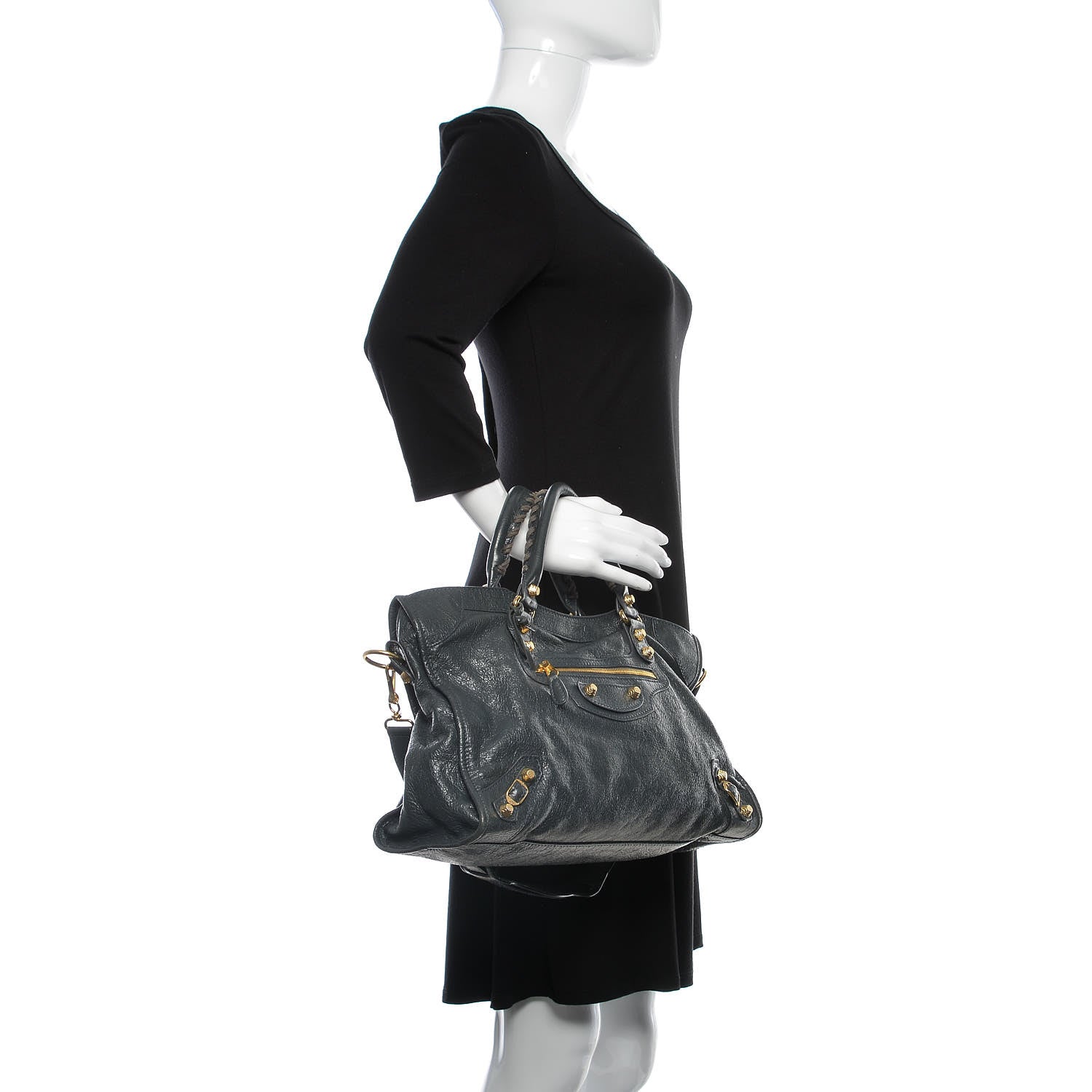 Balenciaga Agneau Giant 12 Gold Hardware City Anthracite 3 of 12
