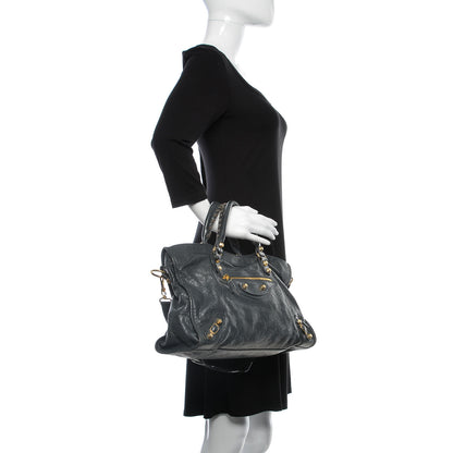 Balenciaga Agneau Giant 12 Gold Hardware City Anthracite 3 of 12