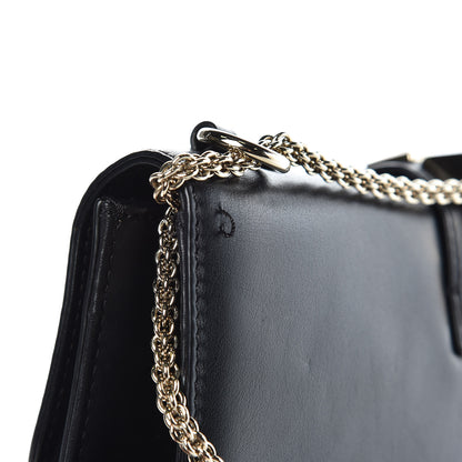 Valentino Garavani Vitello Medium Glam Lock Rockstud Flap Black 7 of 10
