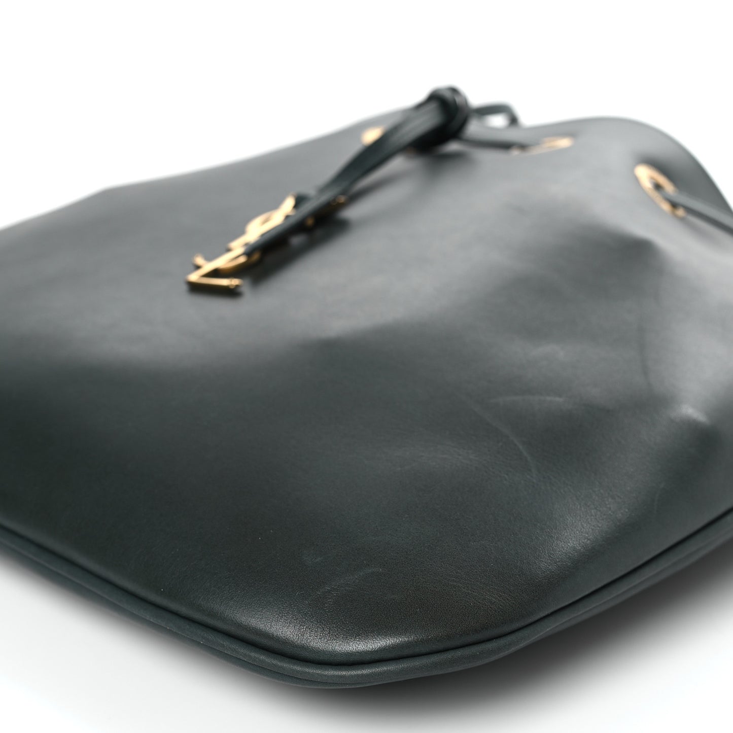 Calfskin Medium Paris VII Flat Hobo New Vert Fonce