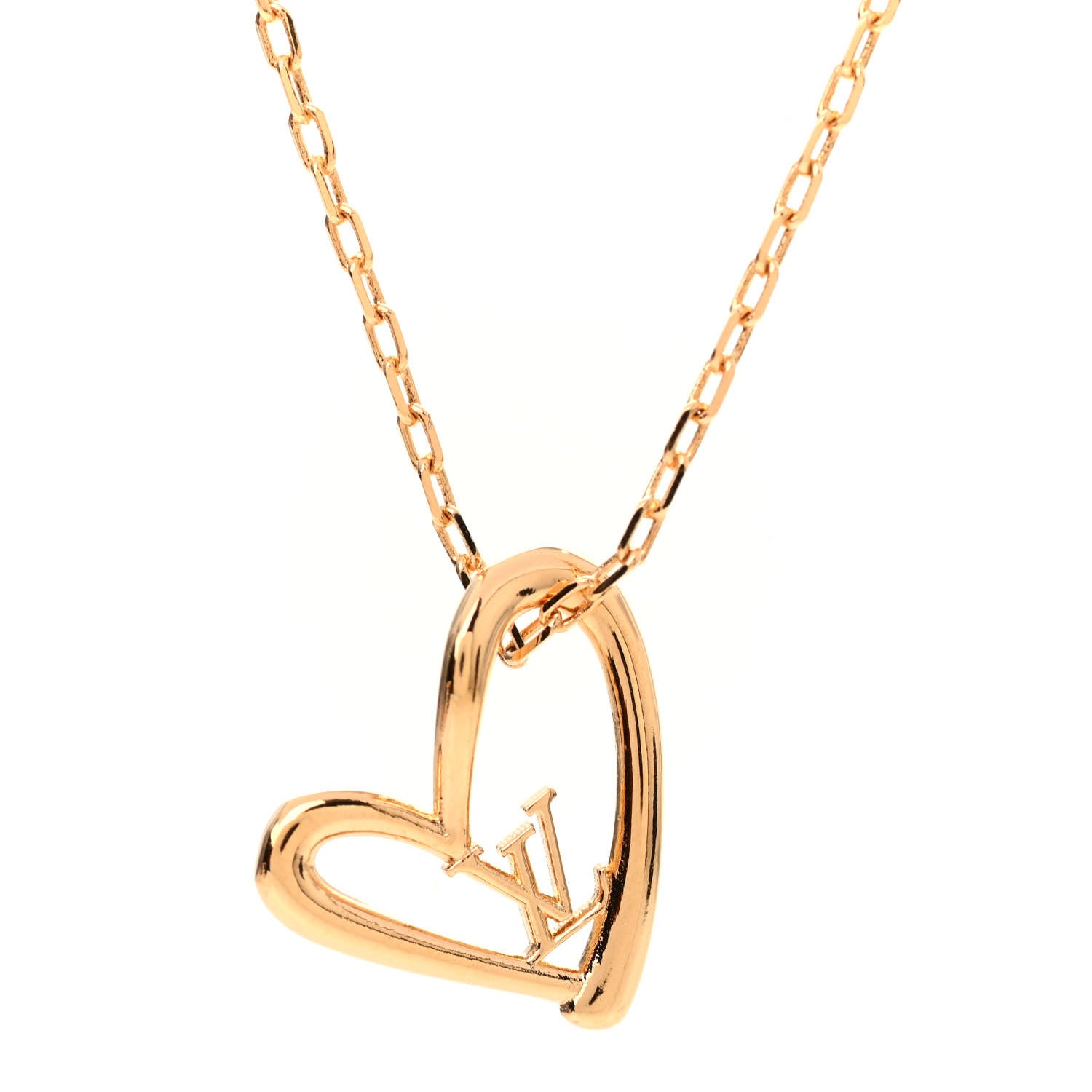 Louis Vuitton Metal Fall In Love Necklace 7 of 7
