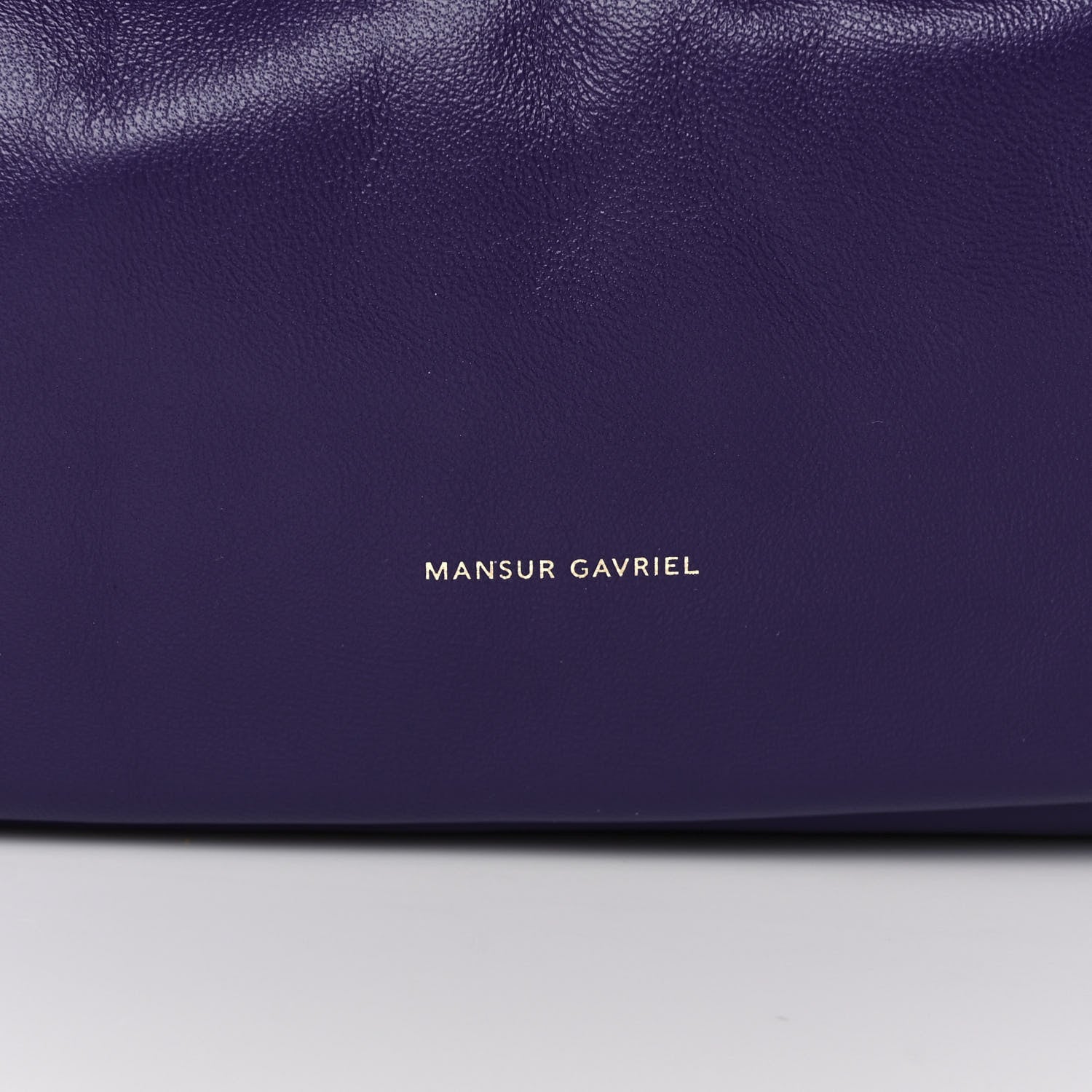 Mansur Gavriel Lambskin Cloud Clutch Viola 7 of 9