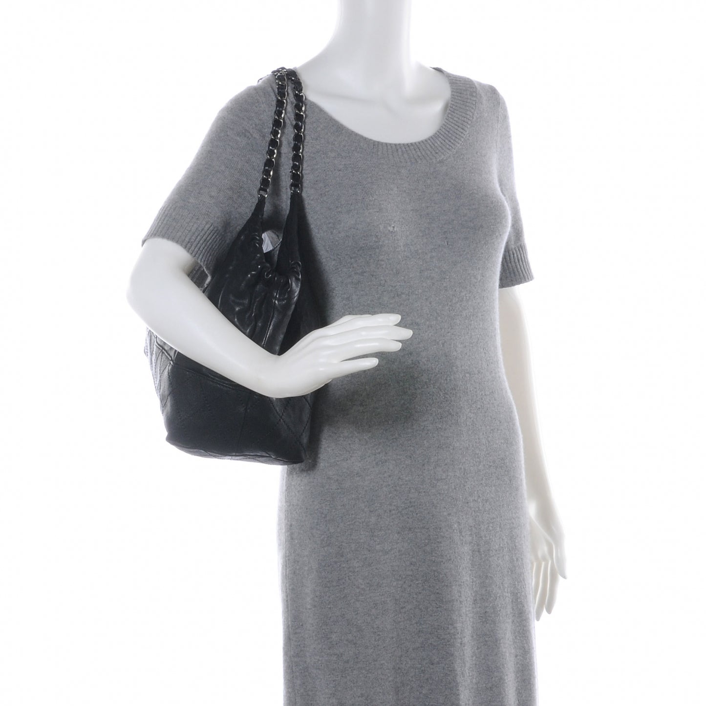 Calfskin Coco Cabas Black