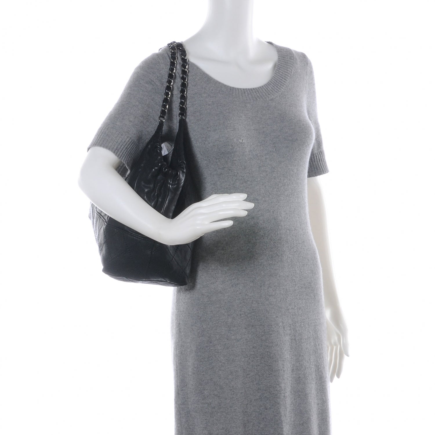 Chanel Calfskin Coco Cabas Black 2 of 7