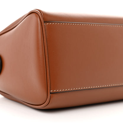 Celine Smooth Calfskin Triomphe Small Boston Bag Tan 9 of 10