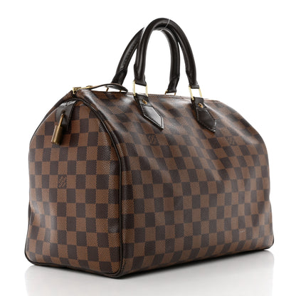 Louis Vuitton Damier Ebene Speedy 30 3 of 11