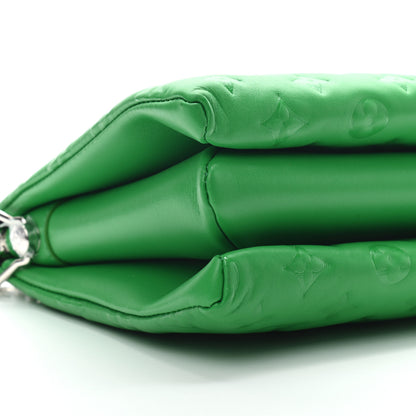 Louis Vuitton Lambskin Embossed Monogram Coussin PM LV Motion Green 7 of 8