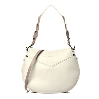 Jimmy Choo Nappa Artie Hobo Chalk 1 of 10