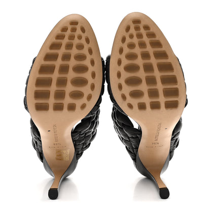 Bottega Veneta Nappa Twisted Padded Intrecciato Curve Slide Sandals 36.5 Fondant 6 of 9