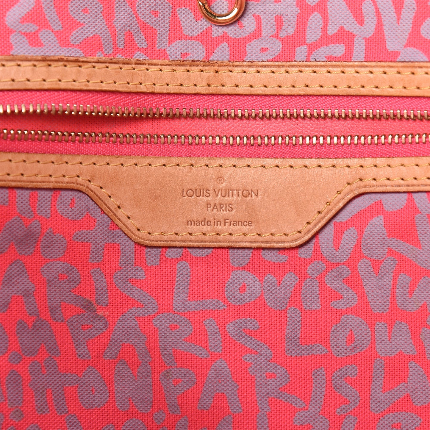 Monogram Graffiti Neverfull GM Fuchsia