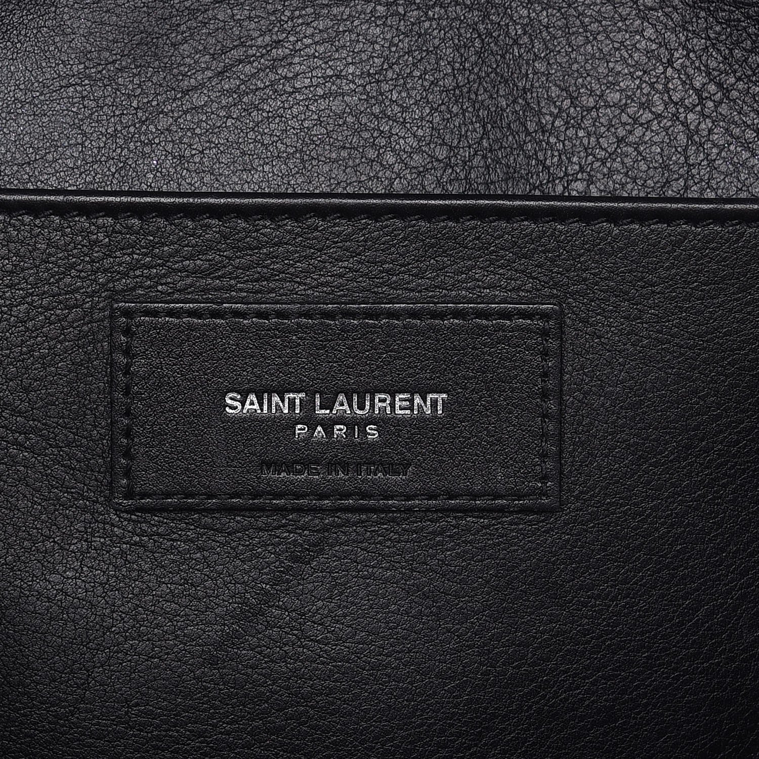 Saint Laurent Smooth Calfskin Small Monogram Cabas Black 9 of 11