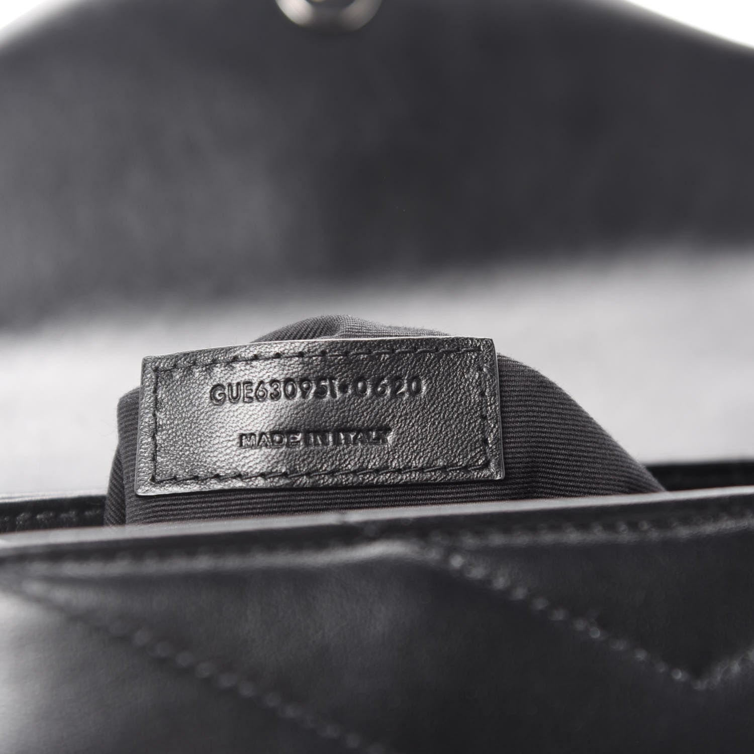 Saint Laurent Calfskin Y Quilted Monogram Toy Loulou Crossbody Bag Black 10 of 12