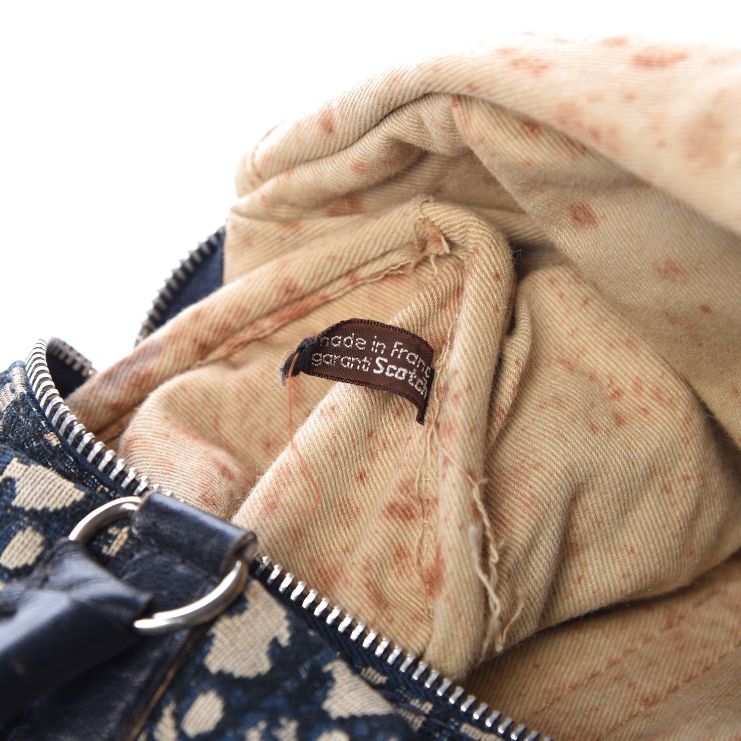 Christian Dior Monogram Boston Navy Blue 6 of 44