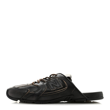 Miu Miu X NEW BALANCE Bleached Calfskin 530 SL Slip-On Sneakers Mules 36.5 Black 1 of 10