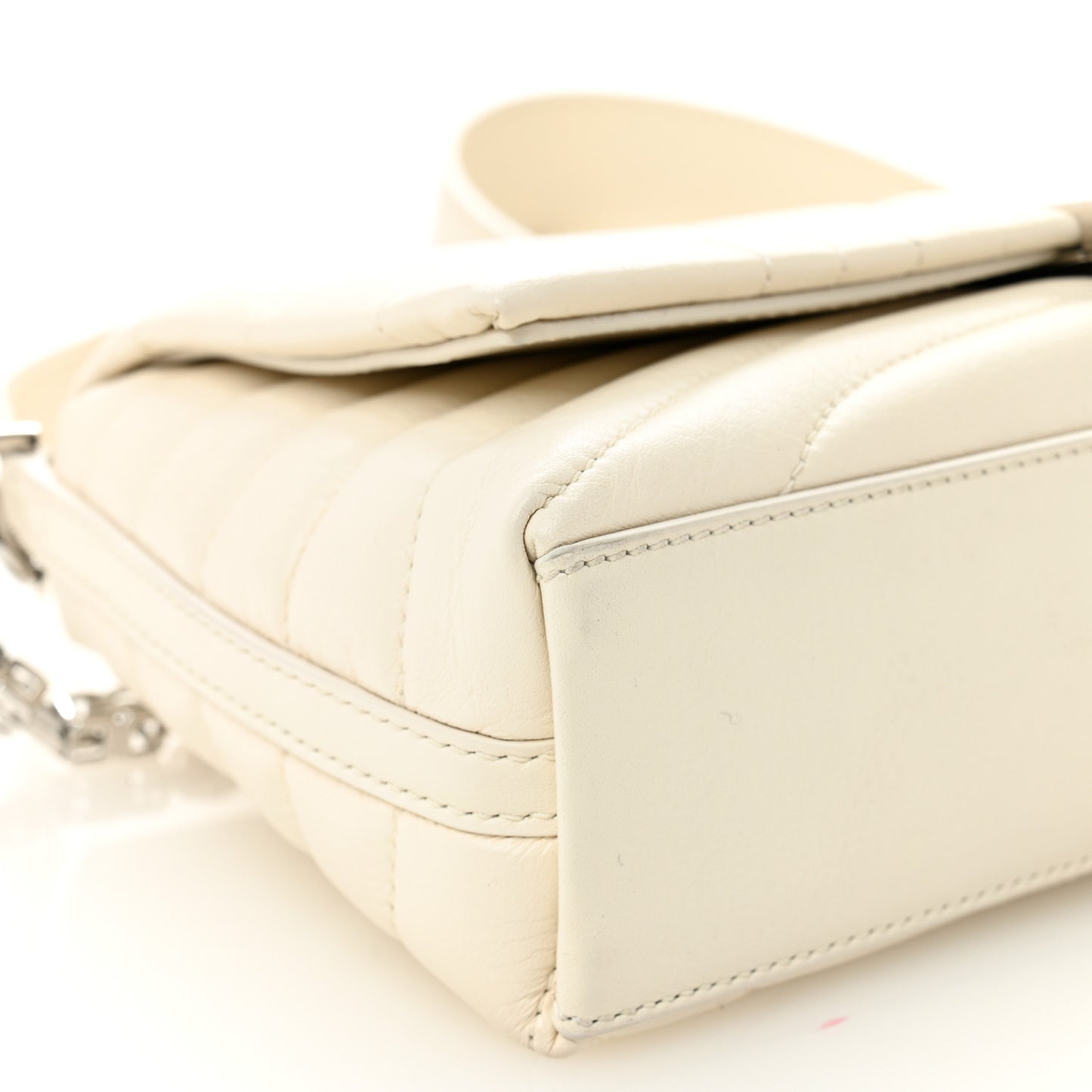 Calfskin Quilted Small 4G Shoulder Bag Ivory