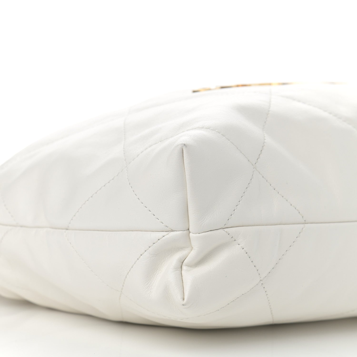 Chanel Shiny Calfskin Quilted Small Chanel 22 White 8 of 10