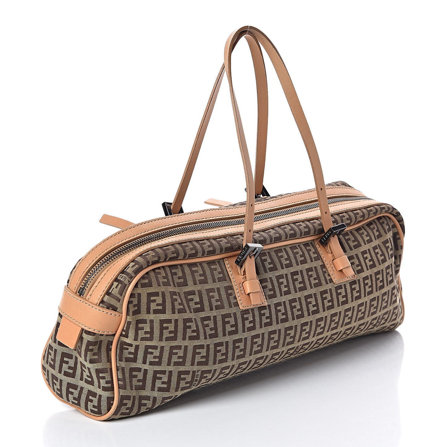 Zucchino Zip Top Tote Beige