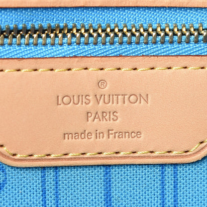 Louis Vuitton Monogram My LV Heritage Neverfull MM Blue Clair White 9 of 10