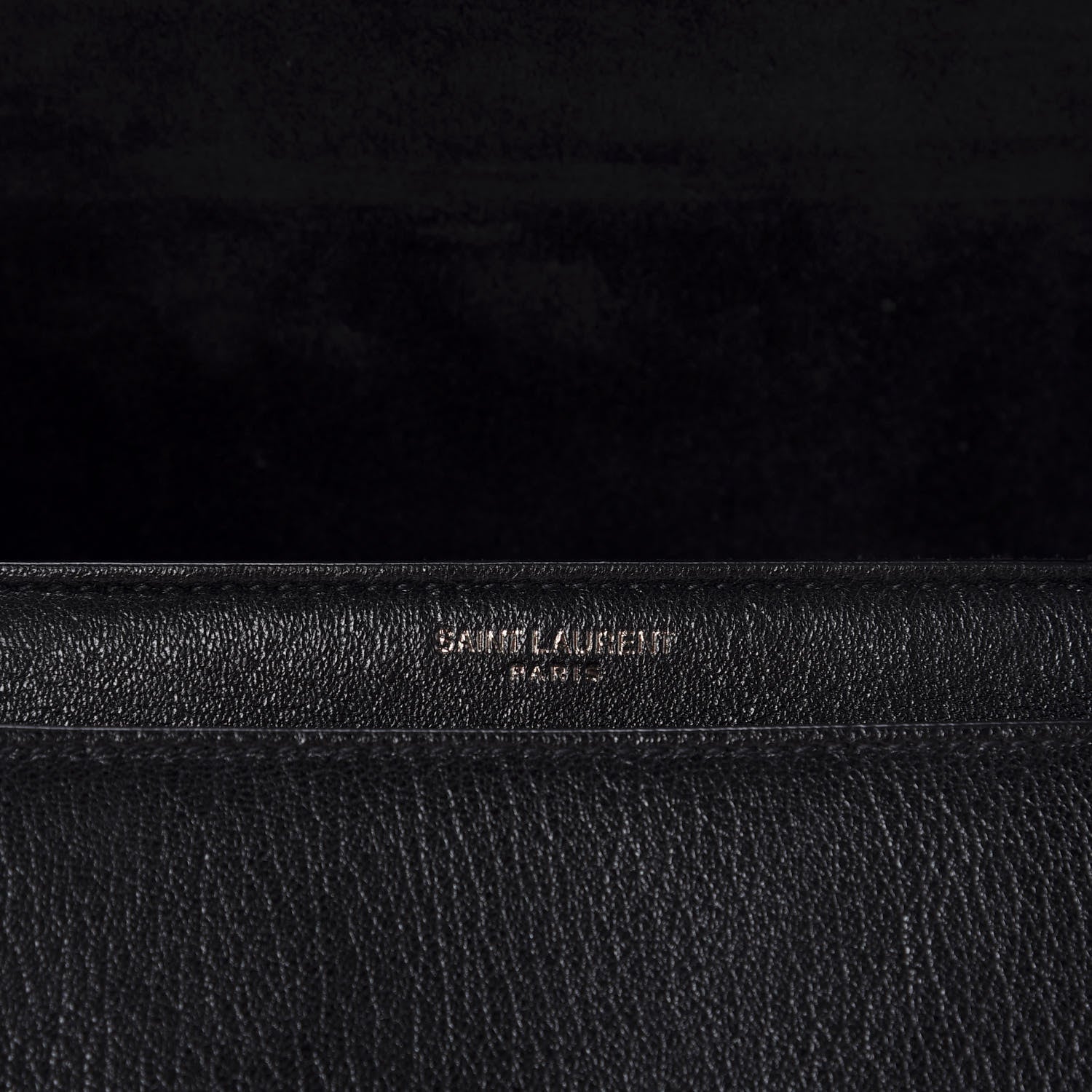 Saint Laurent Calfskin Monogram Book Bag Black 8 of 11