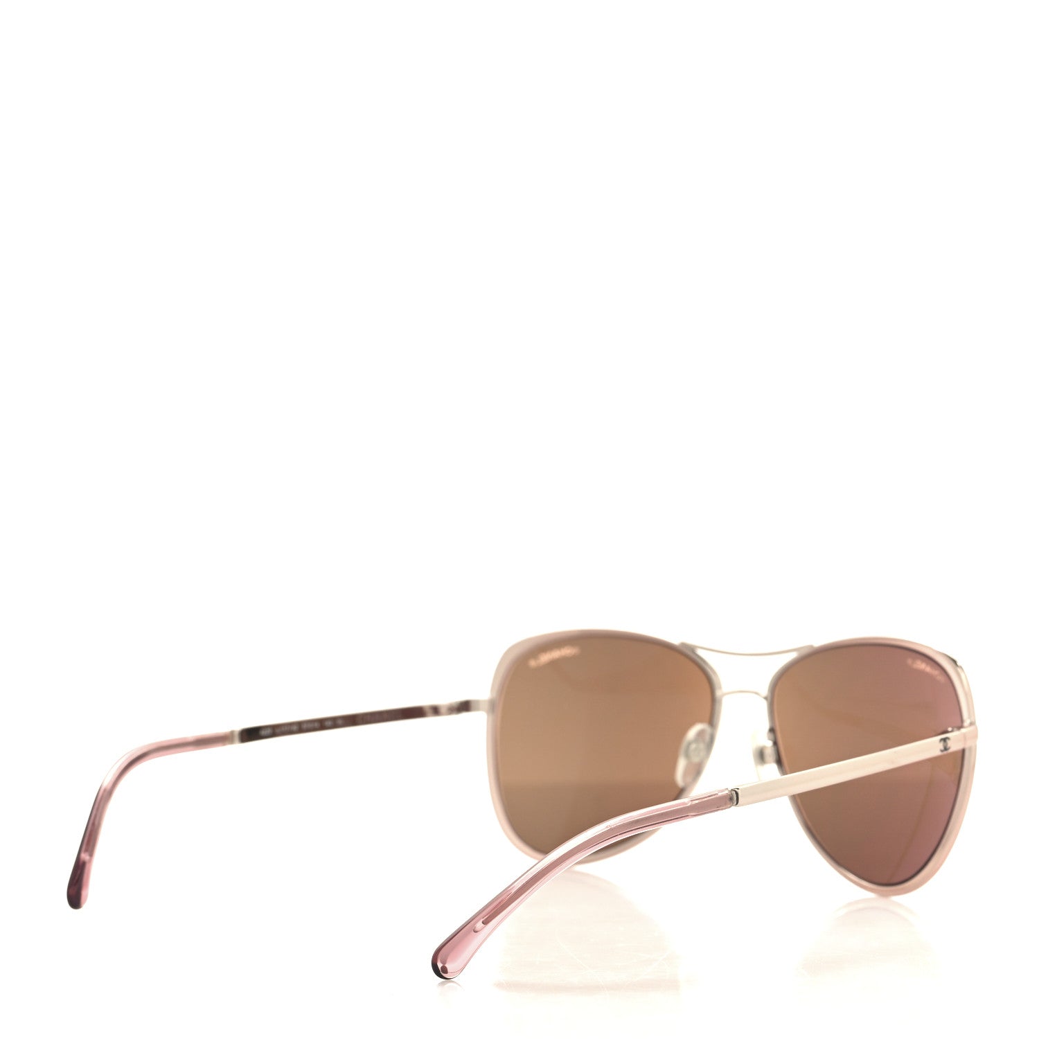 Chanel Metal Mirrored Pilot Summer Sunglasses 4223 Pink Gold 4 of 7