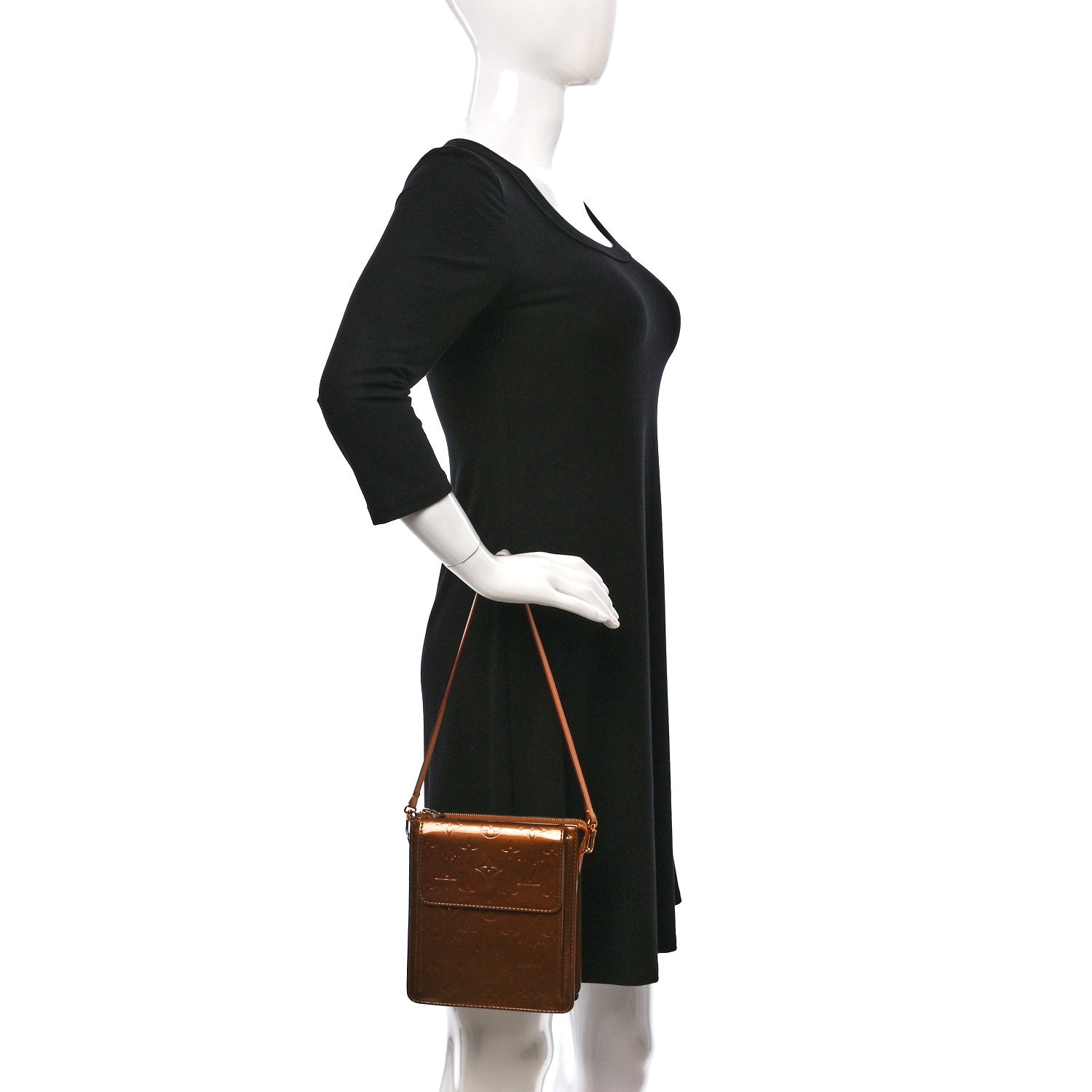 Louis Vuitton Vernis Mott Bronze 2 of 12
