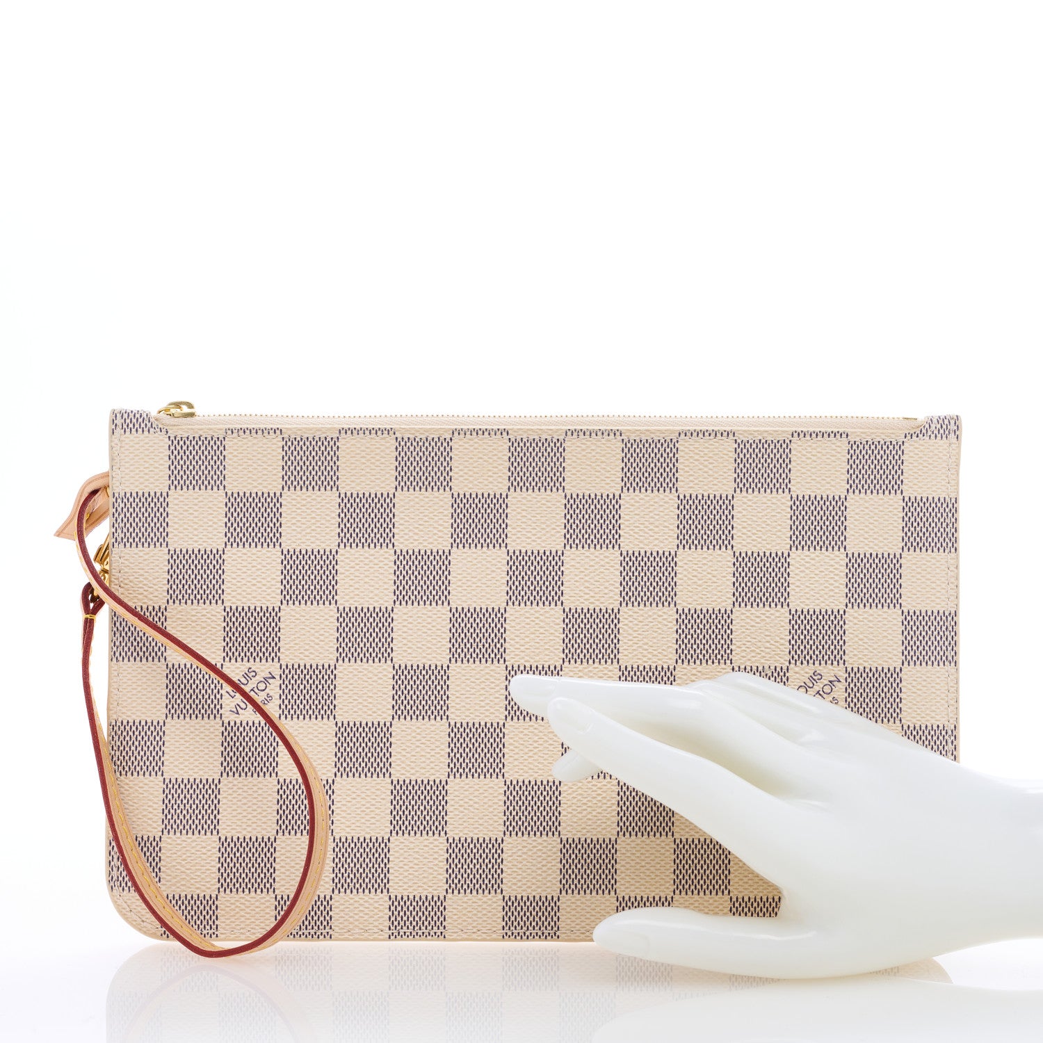 Louis Vuitton Damier Azur Neverfull MM GM Pochette 2 of 6