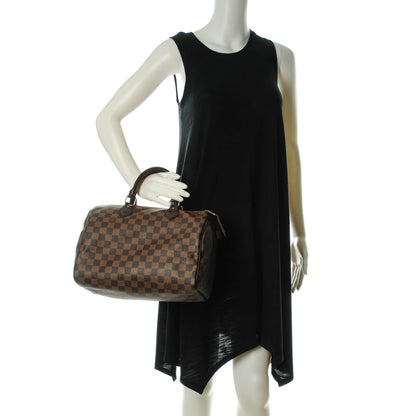 Louis Vuitton Damier Ebene Speedy 30 2 of 9