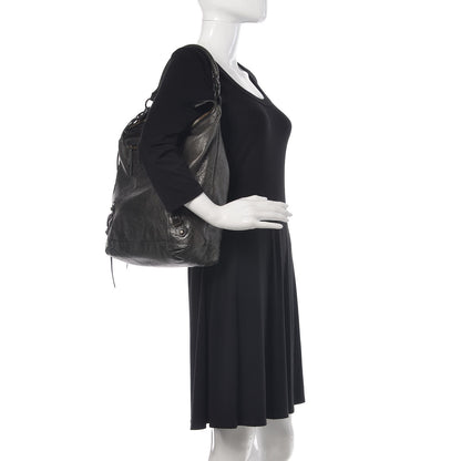Balenciaga Agneau Classic Hardware Day Hobo Anthracite 2 of 19