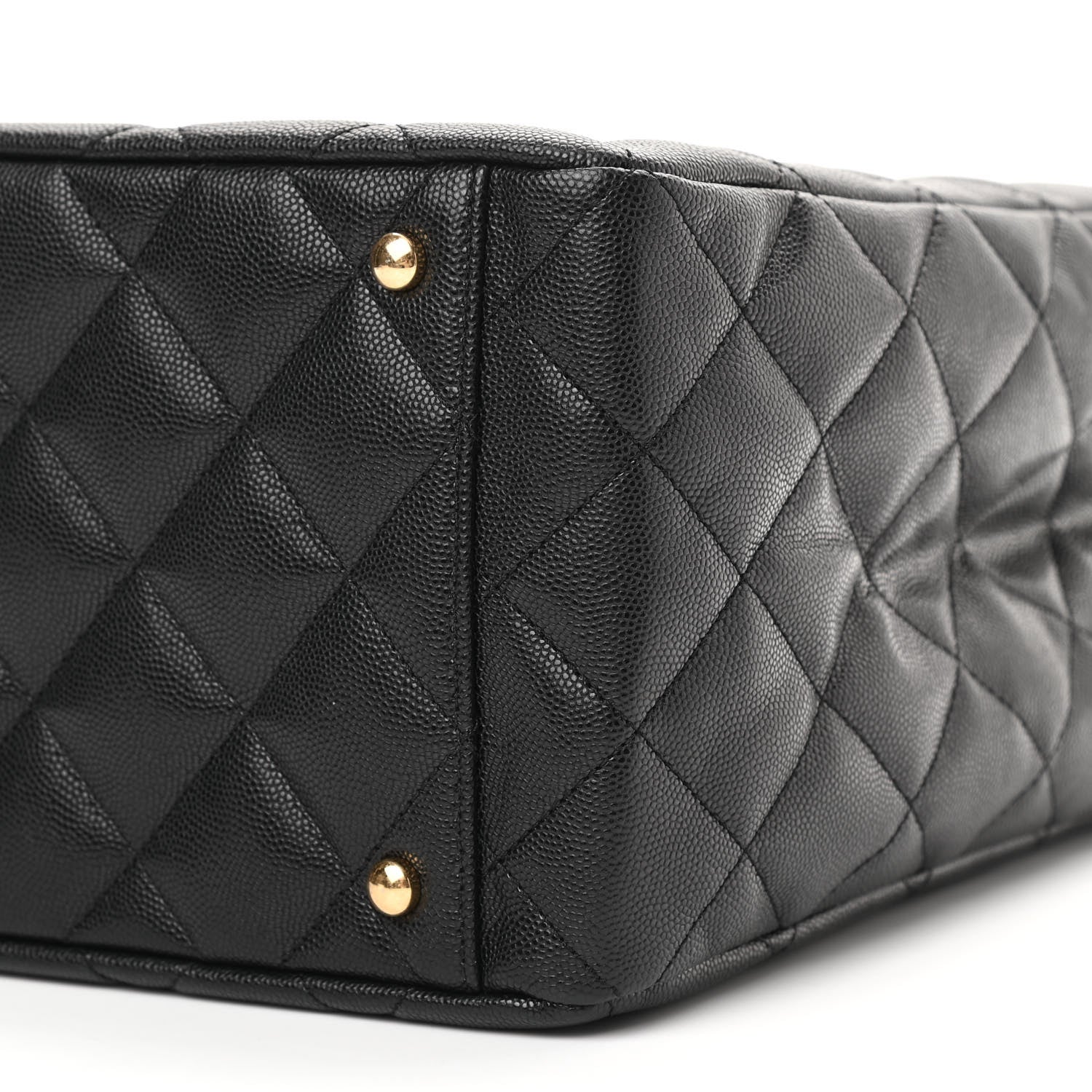 Chanel Caviar Quilted Small Shopping Tote Black 10 of 11