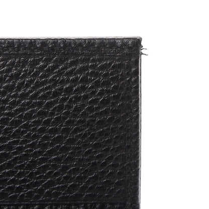Gucci Pebbled Calfskin GG Marmont Card Case Black 7 of 8